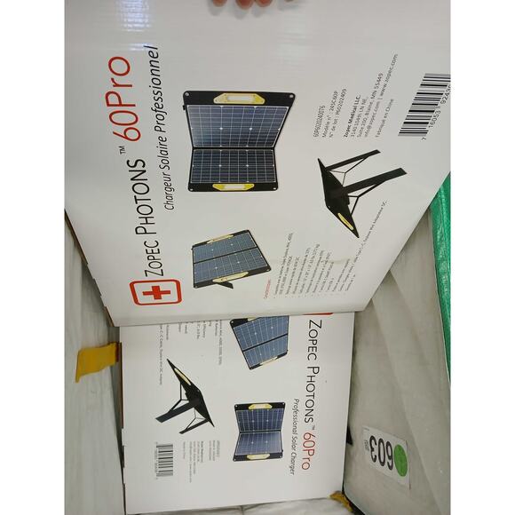 NWT Zopec PHOTONS 60PRO 60W Smart Solar - Picture 3 of 8